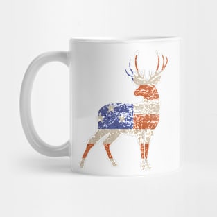 Patriotic Deer Logo Mug